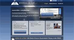 Desktop Screenshot of journal-of-life.com